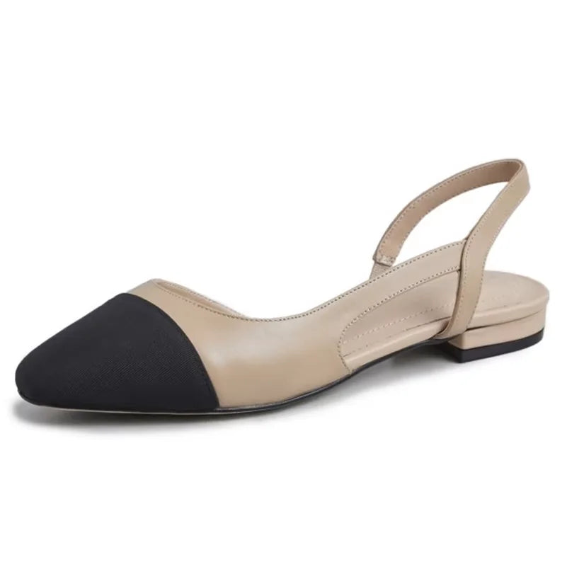 Women's Square Toe Leather Pumps | OWNLUXE
