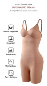 Load image into Gallery viewer, Full Body Shapewear Bodysuit Tummy Control &amp; Butt Lifter

