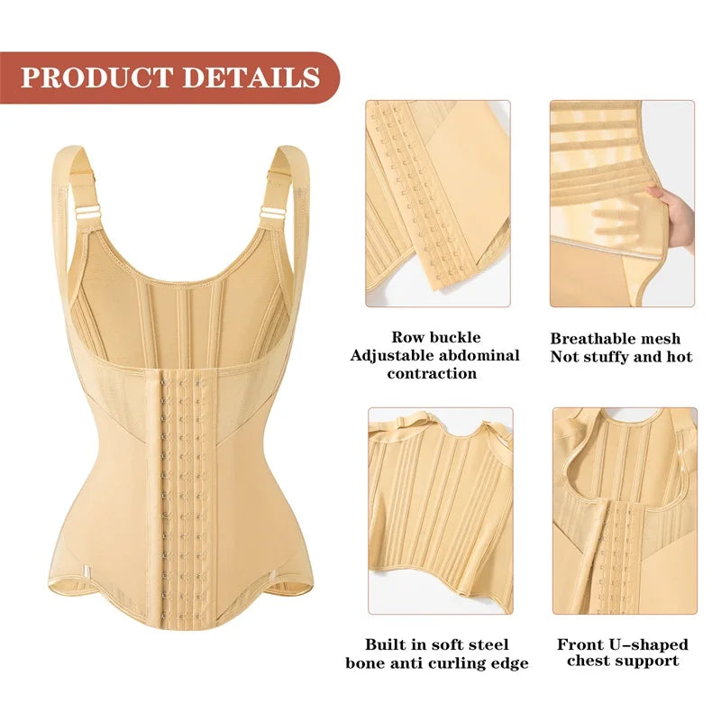 Steel-Bone U-Shape Waist Trainer | OWNLUXE