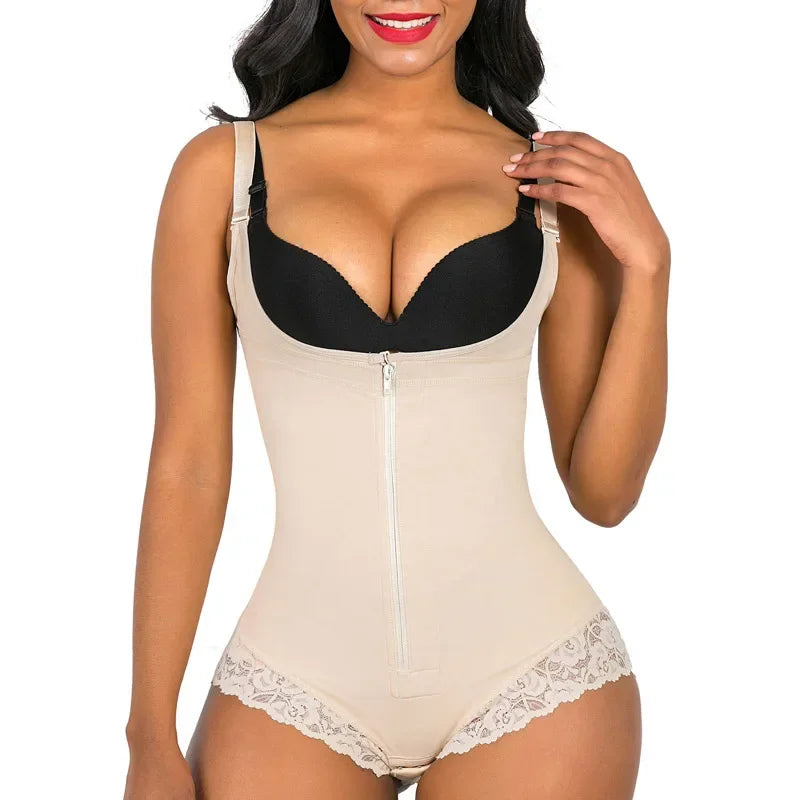 Lace Medium Control Shaping Bodysuit – Smooth Sculpt Shapewear | OWNLUXE