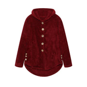 Pleated Printed Long-Sleeve Coat | OWNLUXE