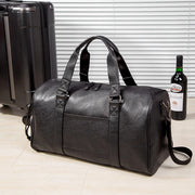Spacious Leather Shoe-Compartment Travel Duffel Bag | OWNLUXE