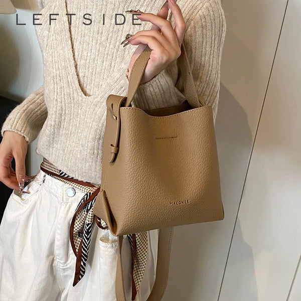 PU Leather Crossbody Bag (Brown) – Shop at OWNLUXE