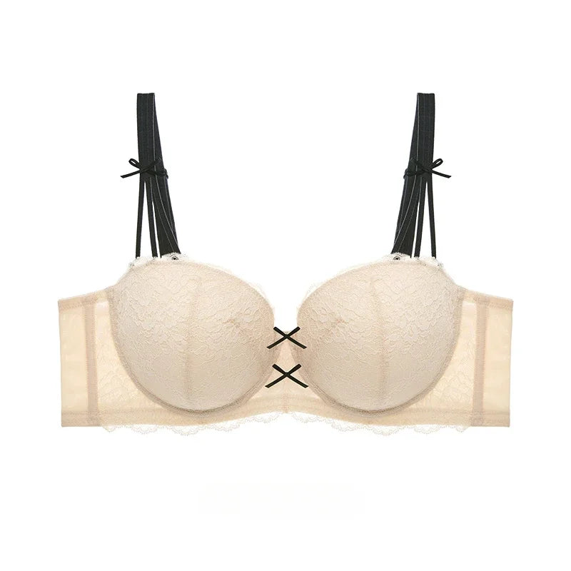 Push Up Lace Half Cup Bra | OWNLUXE