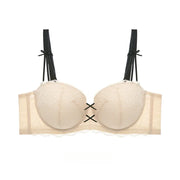 Push Up Lace Half Cup Bra | OWNLUXE