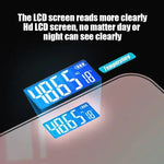 Load image into Gallery viewer, 📏 Smart Glass Weight Scale – LCD Display &amp; Precision Tracking | Balance électronique en verre – Écran LCD et suivi précis
