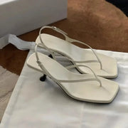 Women's Square Toe Retro Sandals – Shop at OWNLUXE