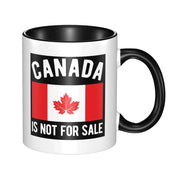 Maple Leaf Canada Canadian Is My Happy Place Mug Funny Ceramic Coffee Cups Tea Mugs Milk Cup Drinkware Gift for Friends
