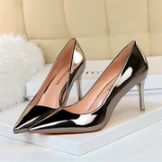 Women's Stiletto Leather Pumps | OWNLUXE