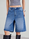 Women's Denim Retro Shorts | OWNLUXE
