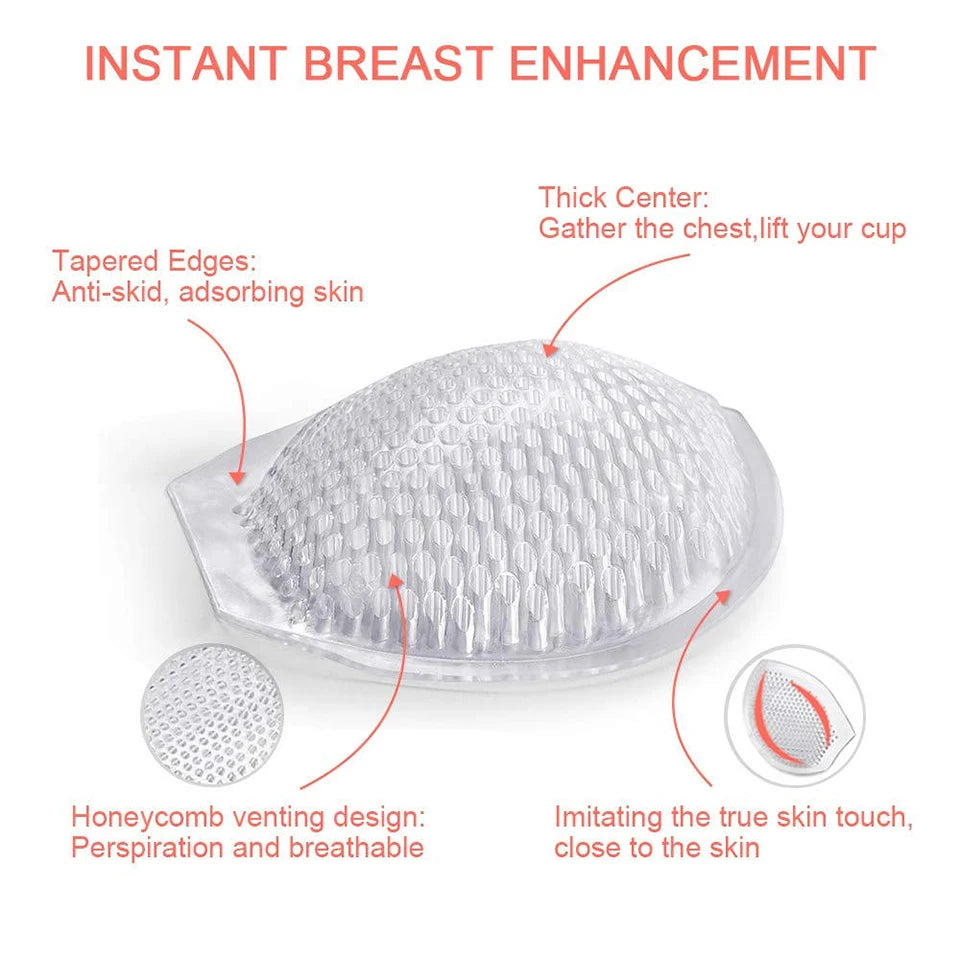 Adhesive Silicone Push-Up Bra Inserts | OWNLUXE