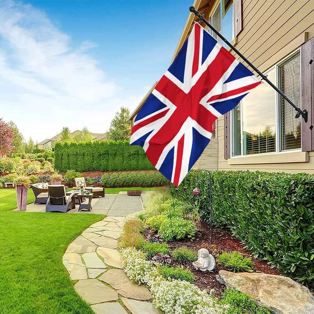 1PC Wall Mounted Mount Telescopic Flag Pole Top House Wall Bracket Base 6Ft Stand Flagpole Collapsible Yard Banner Holder
