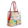 CH Women's Printed Handbag - Large Capacity Commuter Bag