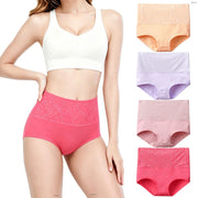 Women's High-Waist Tummy Control Cotton Briefs | Full Coverage | OWNLUXE