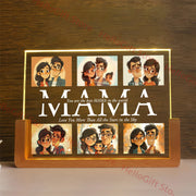 Personalized 3D Acrylic LED Night Light — Custom Name Gift for Family | OWNLUXE