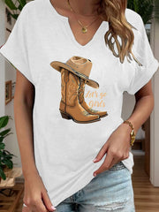 Let's V-Neck Blouse | OWNLUXE