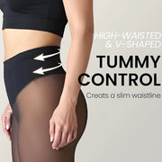 Fleece-Lined Thermal Compression Sheer Leggings | OWNLUXE