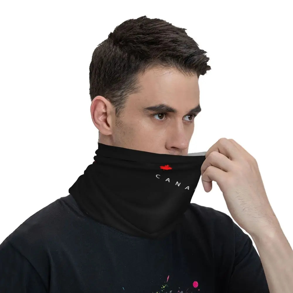Canadian Flag Maple Leaf Neck Gaiter | OWNLUXE