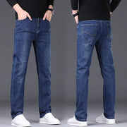 Men's Straight-Leg Dad Jeans – Soft Regular Fit Denim