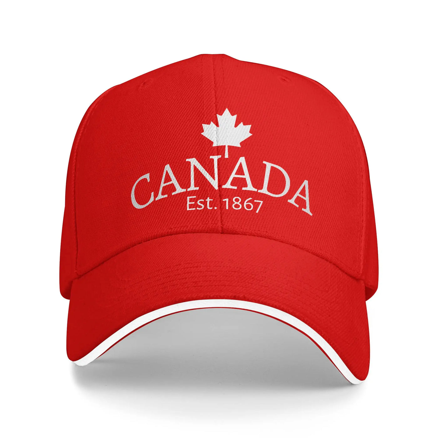 Canada Est. 1867 Maple Leaf Baseball Cap – Unisex Snapback Trucker Hat | OWNLUXE