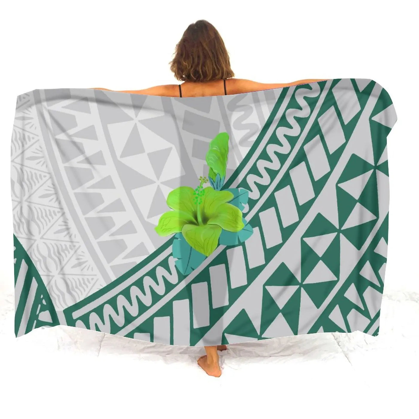 Floral Polynesian Swim Cover-Up | OWNLUXE