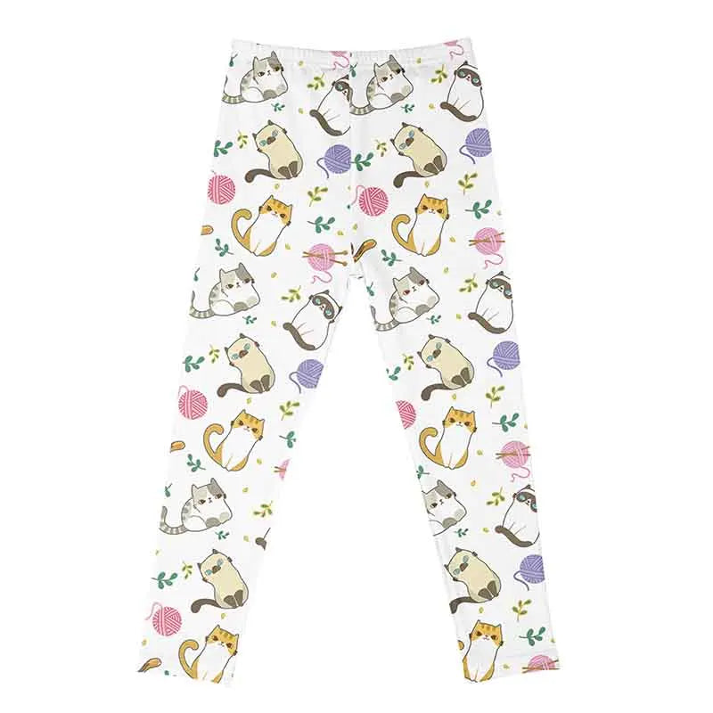 Kids Girls Leggings Casual Soft Comfortable Milk Silk | OWNLUXE