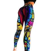 Women’s Ankle-Length Yoga Pants with Elastic Waist