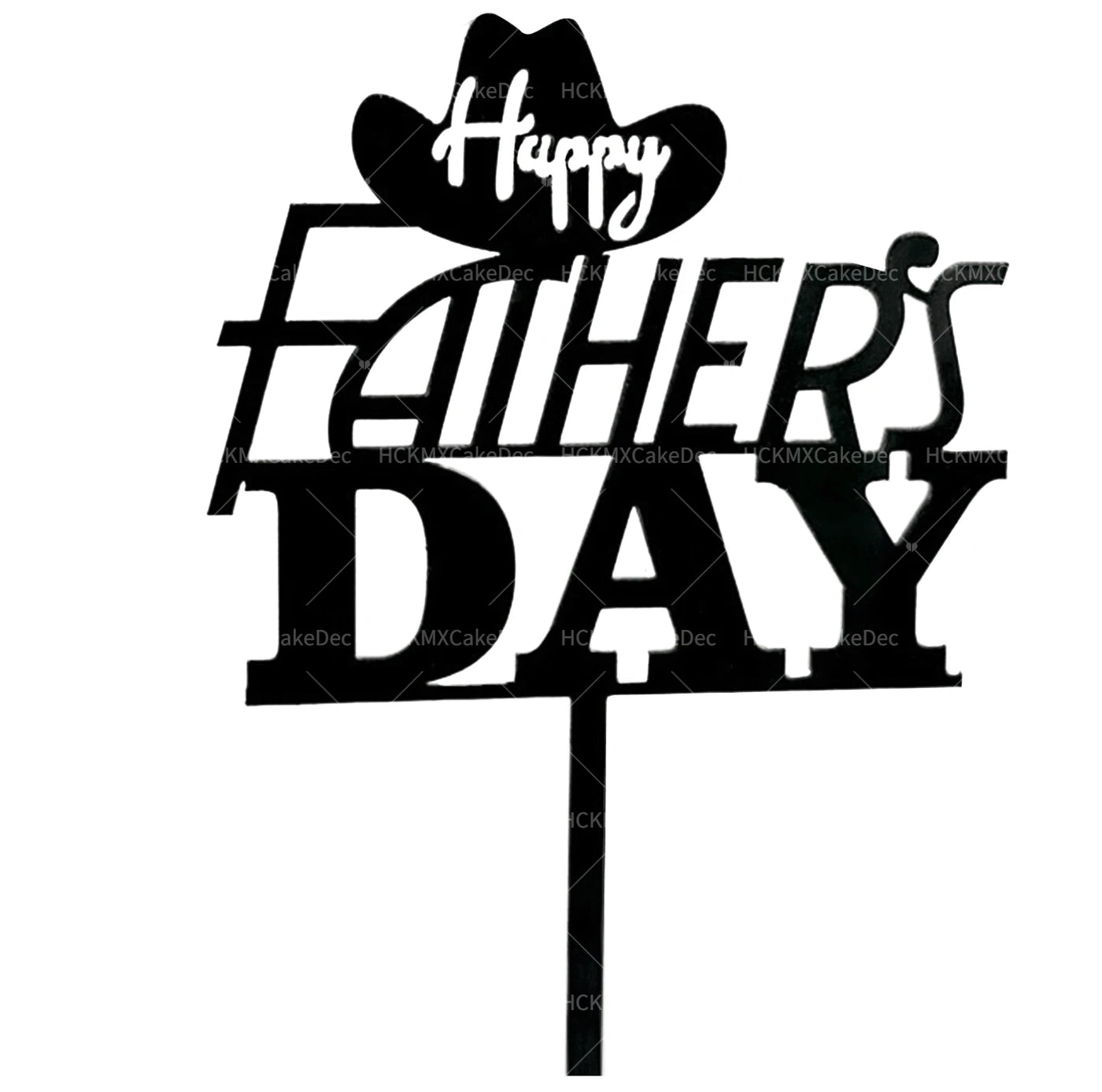 Father’s Day Acrylic Sign – Modern Clear Tabletop Décor