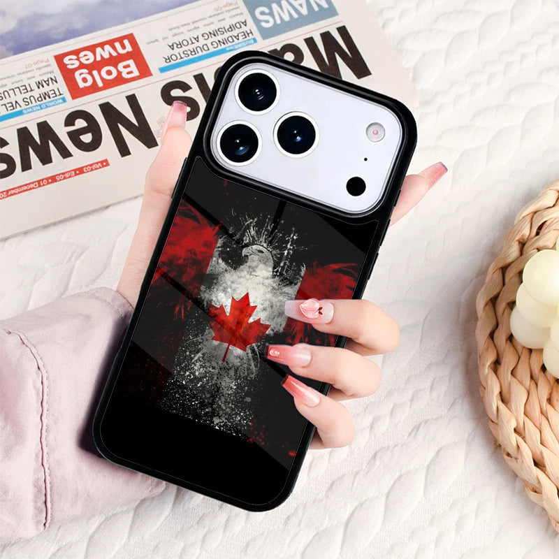 Canada Canadian Flag Phone Case For IPhone 17 16e 15 14 13 12 11 Pro Max Air Mini Soft Protective Cover