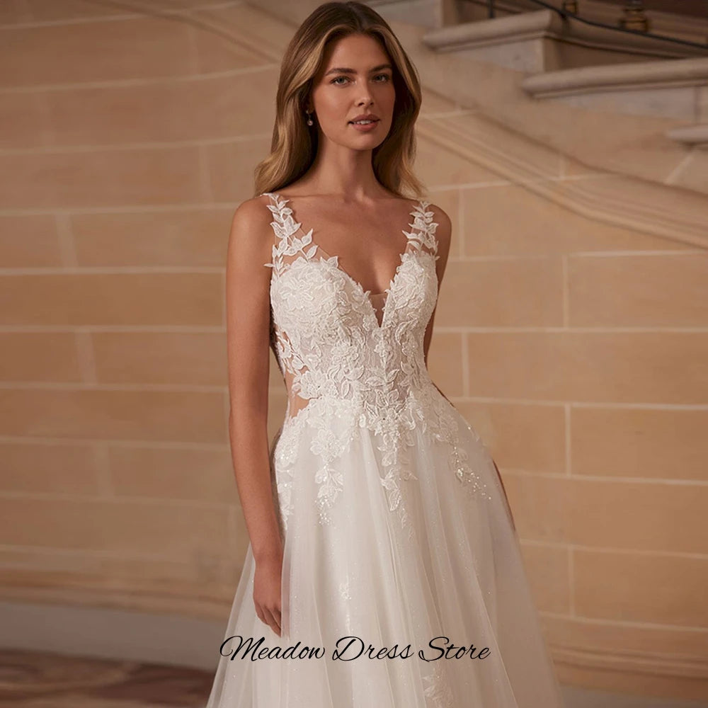 V-Neck A-Line Dress | OWNLUXE