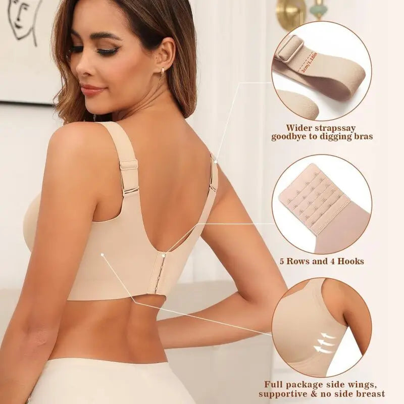 Wireless Seamless Wire-Free Push-Up Bra | OWNLUXE