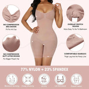Seamless Butt Lifter Bodysuit Waist Trainer Shapewear