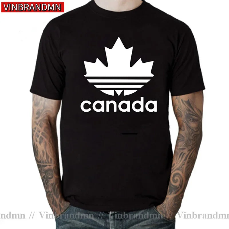 True North Strong Canada T-Shirt – Canadian Map Flag Maple Leaf Tee | OWNLUXE