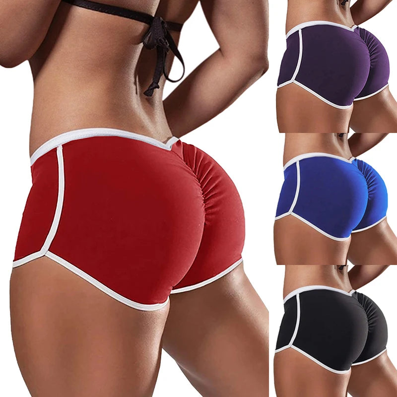 🔥 Low-Waist Sports Shorts – Stretch Fit | Short sport taille basse – Coupe extensible 🔥