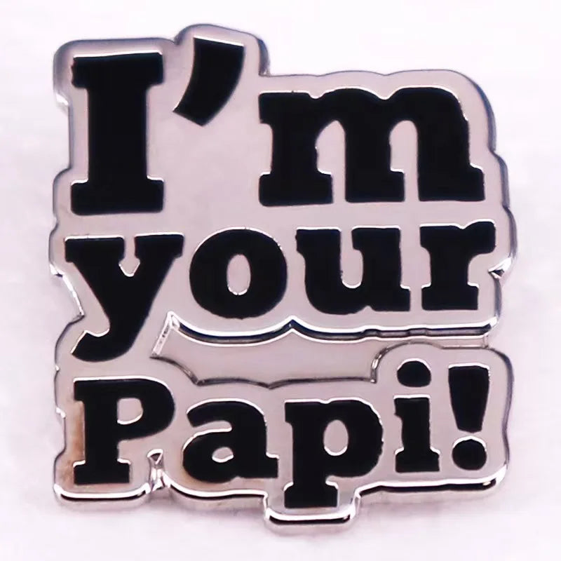 Funny Dad Pin Badge – Zinc Alloy Father’s Day Brooch