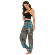 Women’s High-Waist Floral Bloomers – Loose, Lightweight & Boho