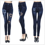 Load image into Gallery viewer, Women&#39;s High-Waist Cotton Blend Printed Leggings – Comfortable &amp; Stylish
