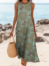 Round Neck Maxi Dress | OWNLUXE