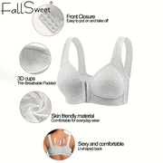Front-Closure Seamless Wire-Free Push-Up Bralette | OWNLUXE
