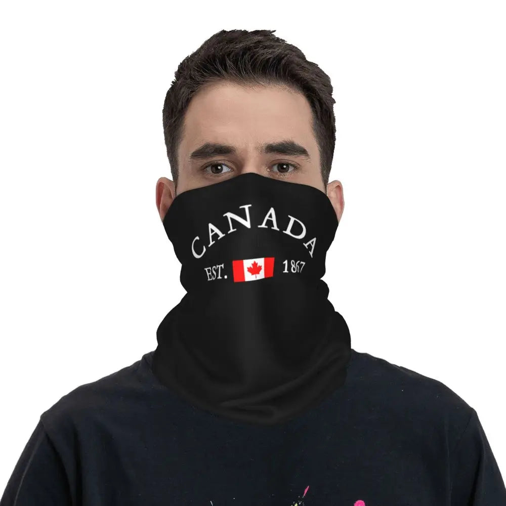 Canadian Flag Maple Leaf Neck Gaiter | OWNLUXE