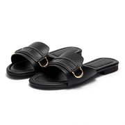 Summer Mule Slippers - Women's Lightweight Microfiber Style