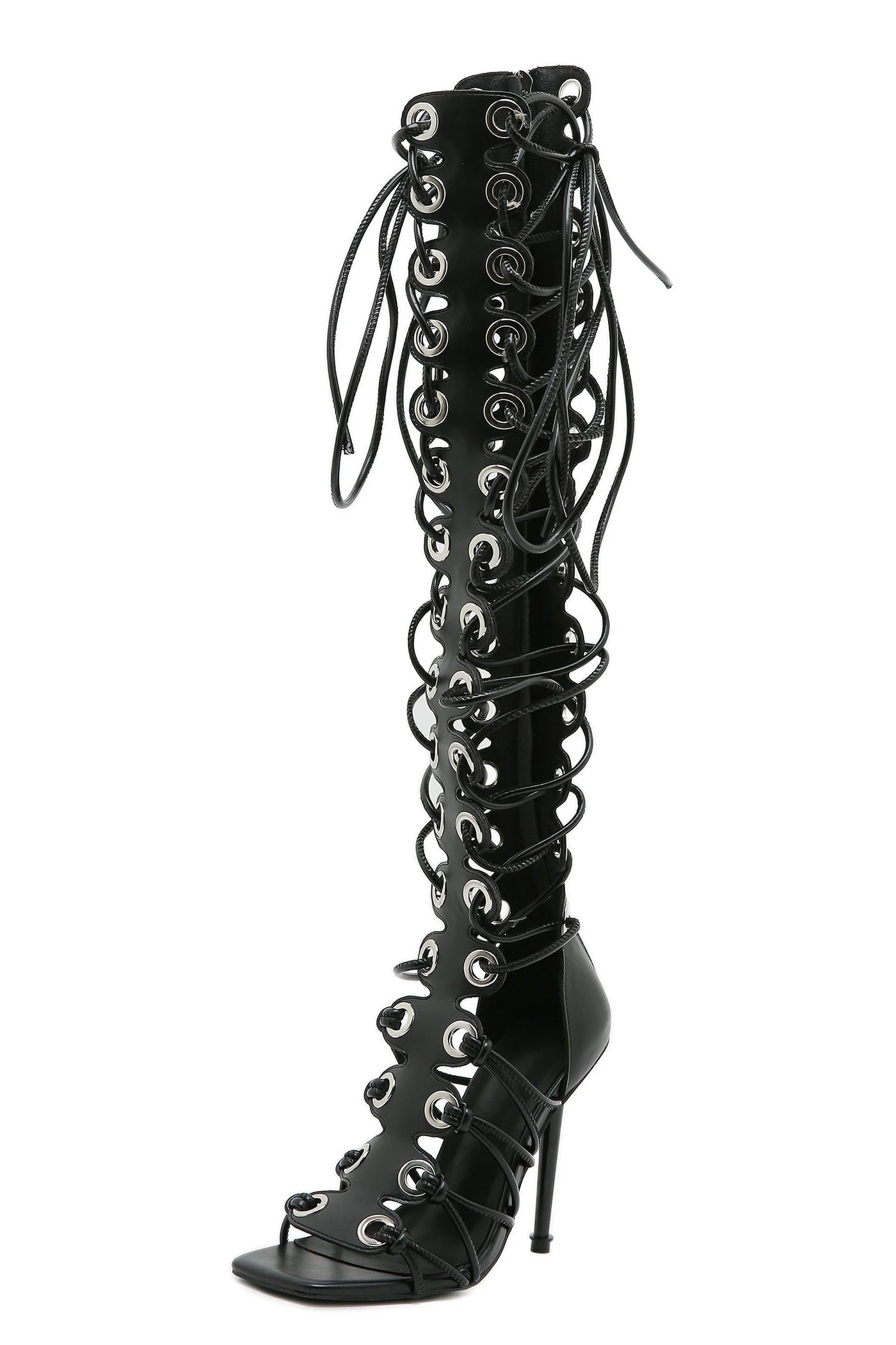 Women's Stiletto Lace Mesh Boots – Shop at OWNLUXE