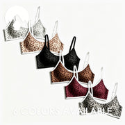 Supportive Nylon Leopard Print Sports Bra – Shop at OWNLUXE