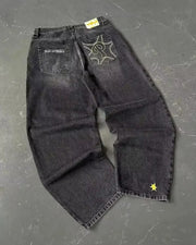 2026 American Trend Straight Jeans - Hip Hop Wide Leg Unisex