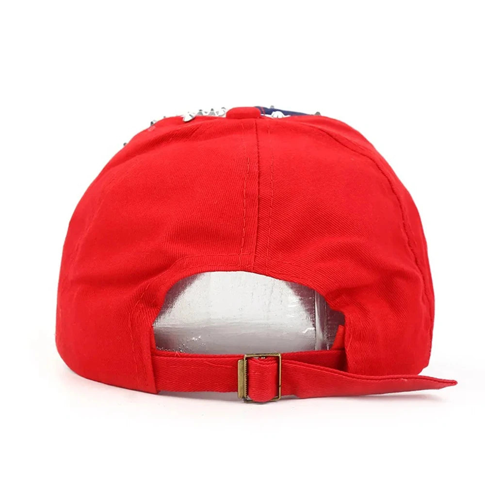 Adjustable Baseball Cap Flag | OWNLUXE