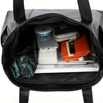 Load image into Gallery viewer, Vintage TPU Tote Bag – Structured Minimalist Handbag
