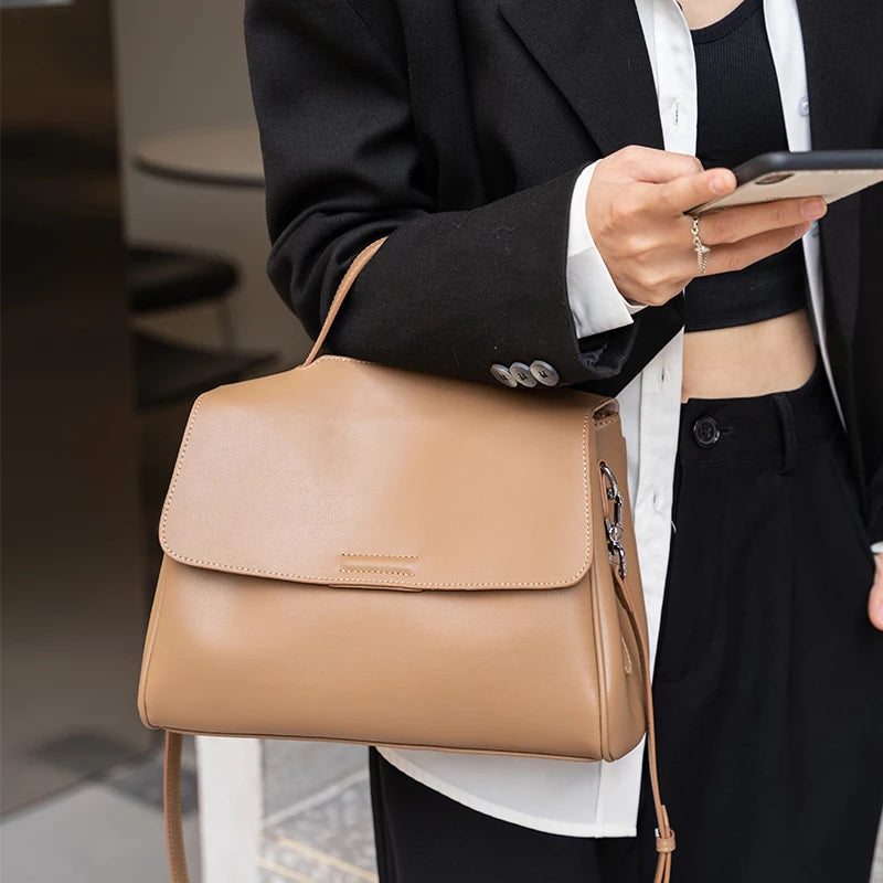 Adjustable Cowhide Leather Crossbody Bag – Shop at OWNLUXE