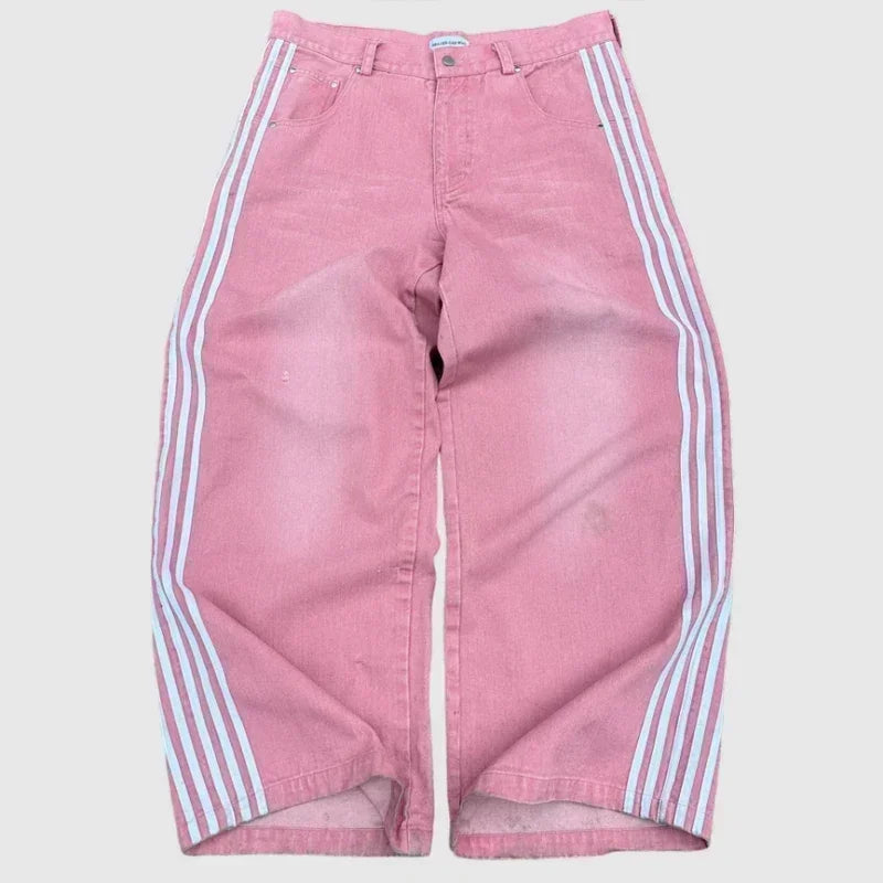 2026 American Trend Straight Jeans - Hip Hop Wide Leg Unisex