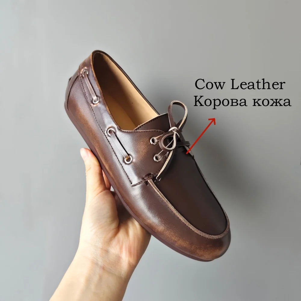 Women's Leather Loafers (Dark Brown Leather) – Shop at OWNLUXE