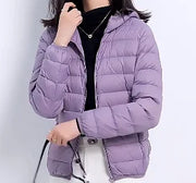 Women Hooded Short Puffer Jackets Arrivals 90 White Duck | OWNLUXE
